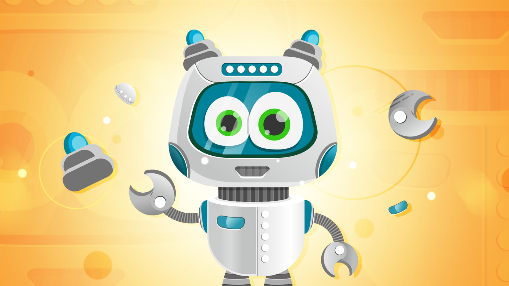 Simple Vector Robot Character in Illustrator (Tutorial + Freebie)