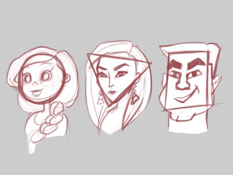 How to Convey Character's Personality Through Shape, Variance and Size