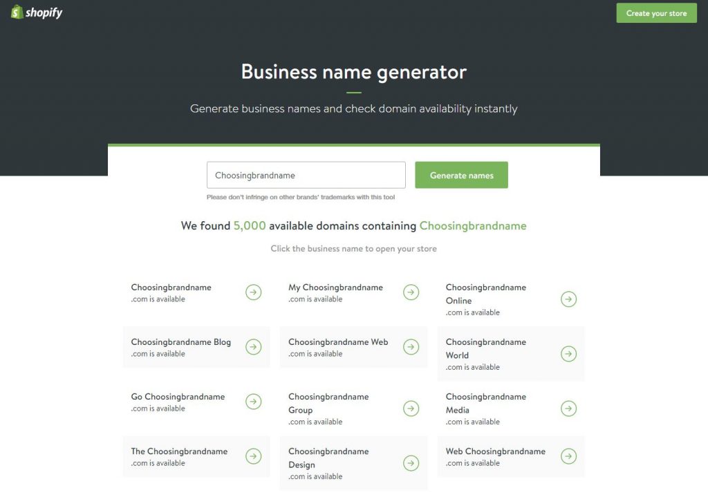 The Best Brand Name Generators 16 sites to Generate Brand Ideas