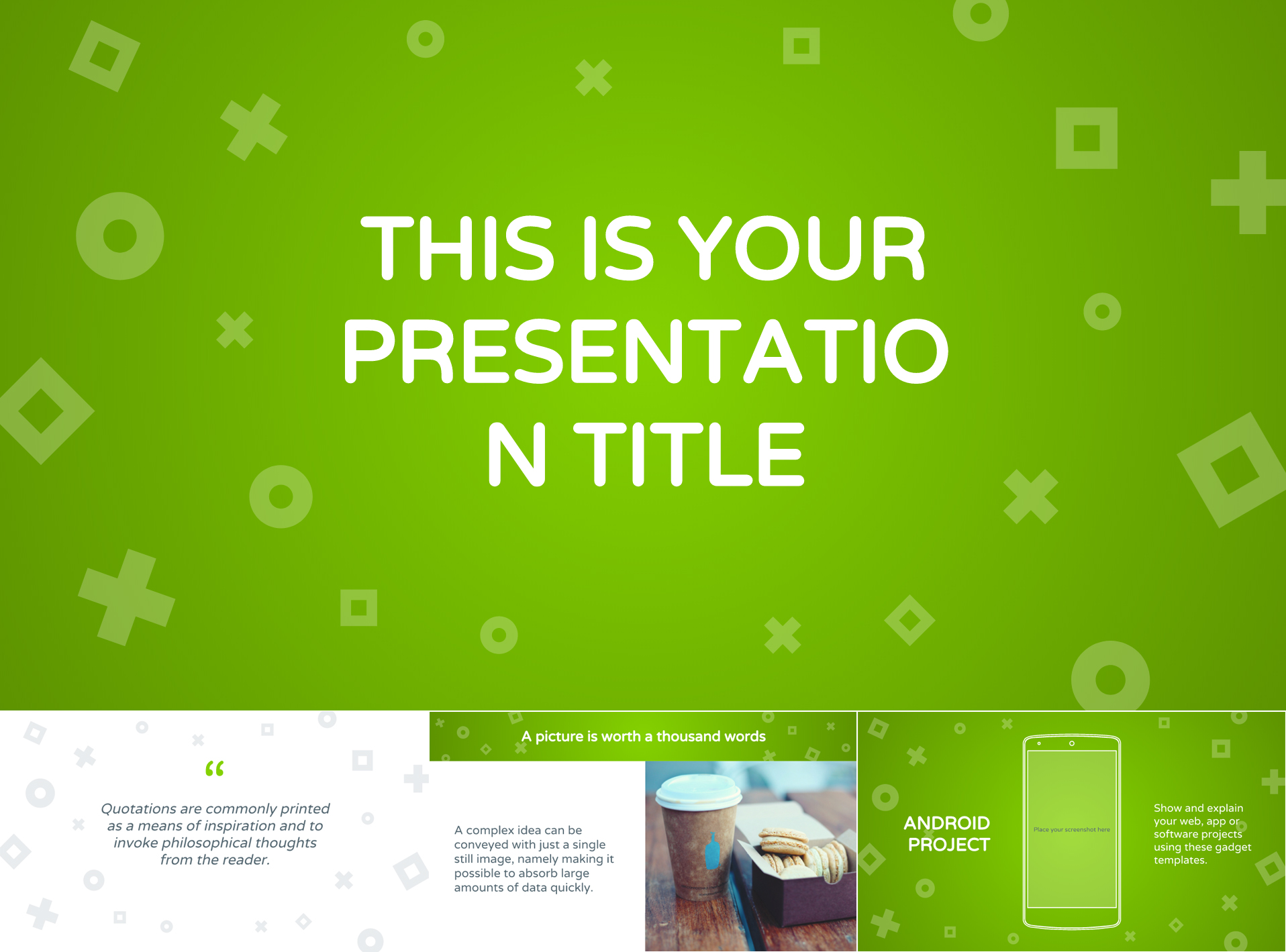 Lively Green Google Slides Presentation Template