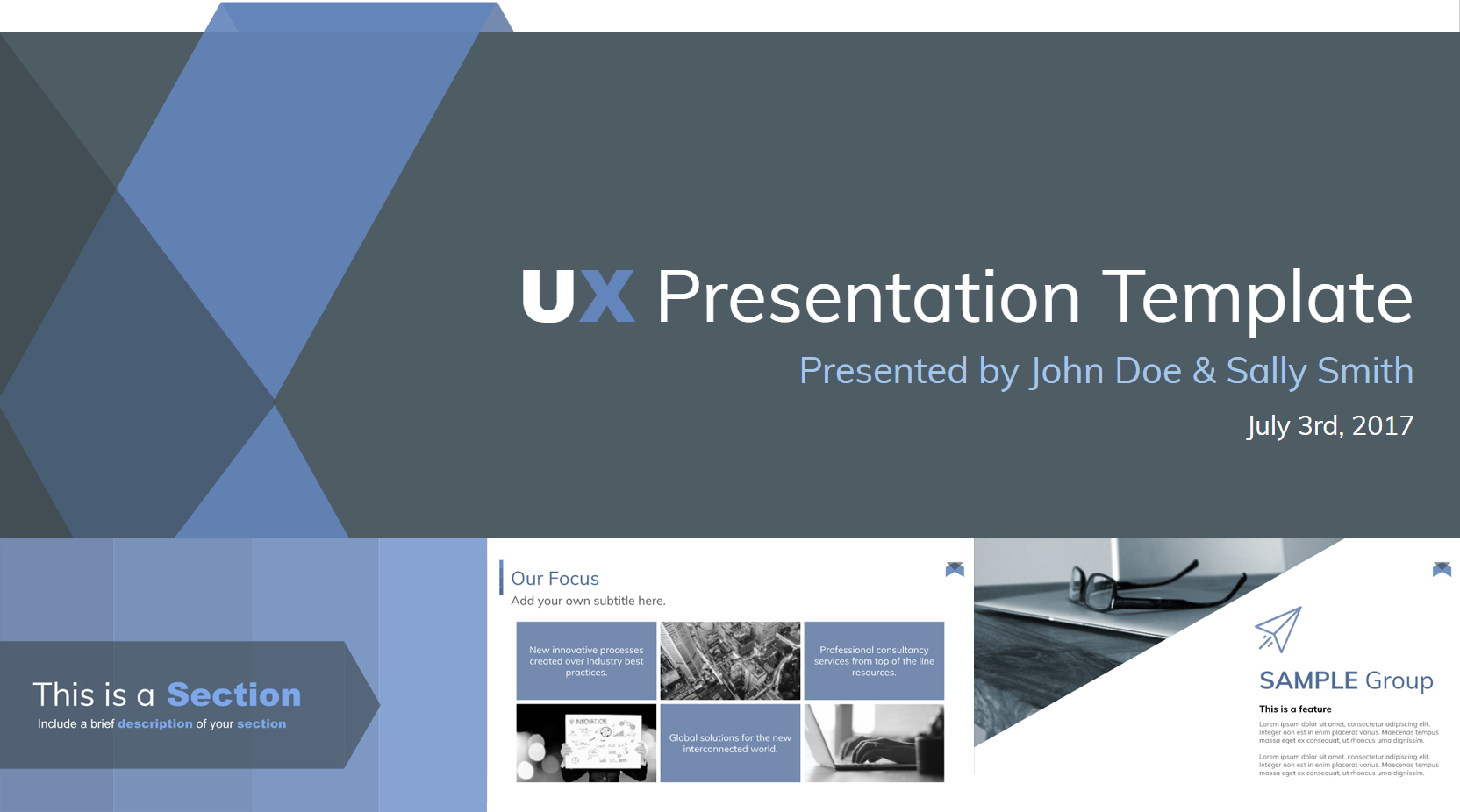 Stylish Free Google Slides Presentation Template