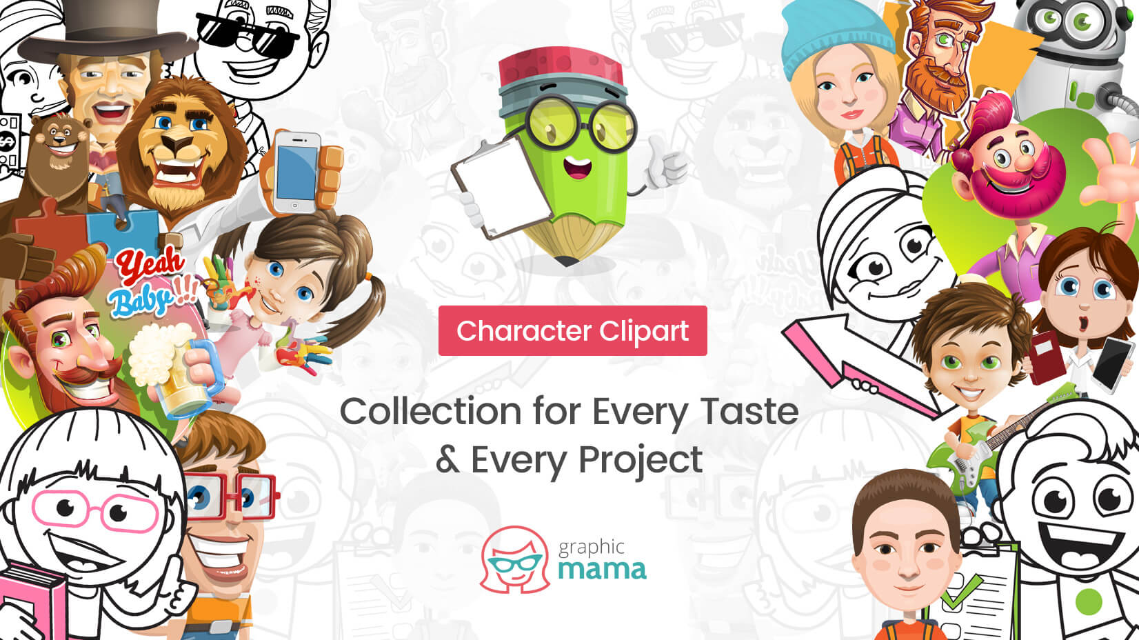 Character Clipart: a Collection for Every Taste & Every Project