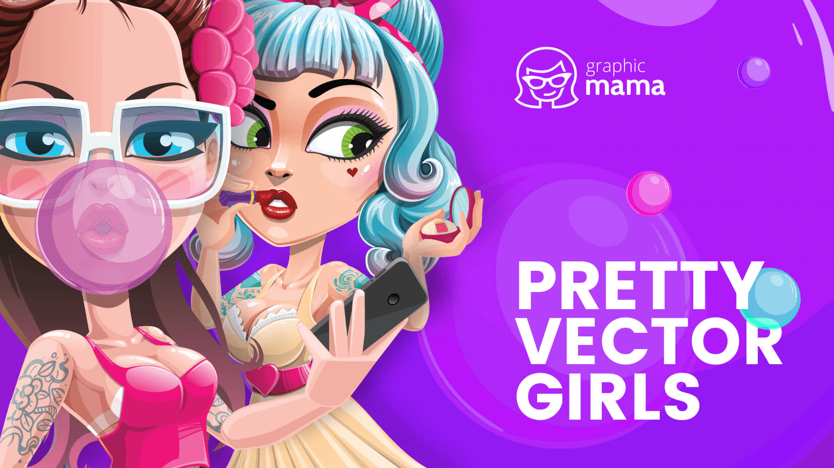 7 Pretty Vector Girls That Will Blow Your Mind | GraphicMama Blog