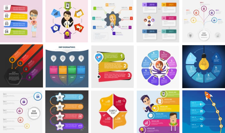 Create engaging infographic with infographic templates