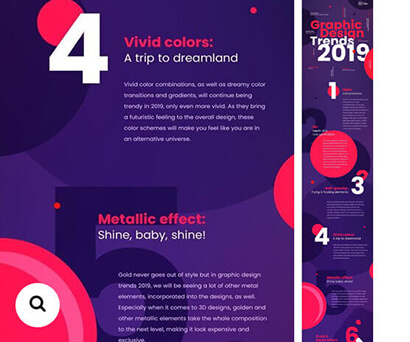 Structure your infographic with a numeral or an alphabetical order