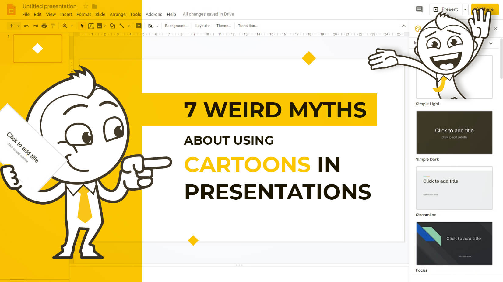 7 Weird Myths About Using Cartoons in Presentations