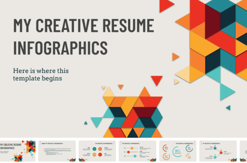 My Creative Resume Infographics