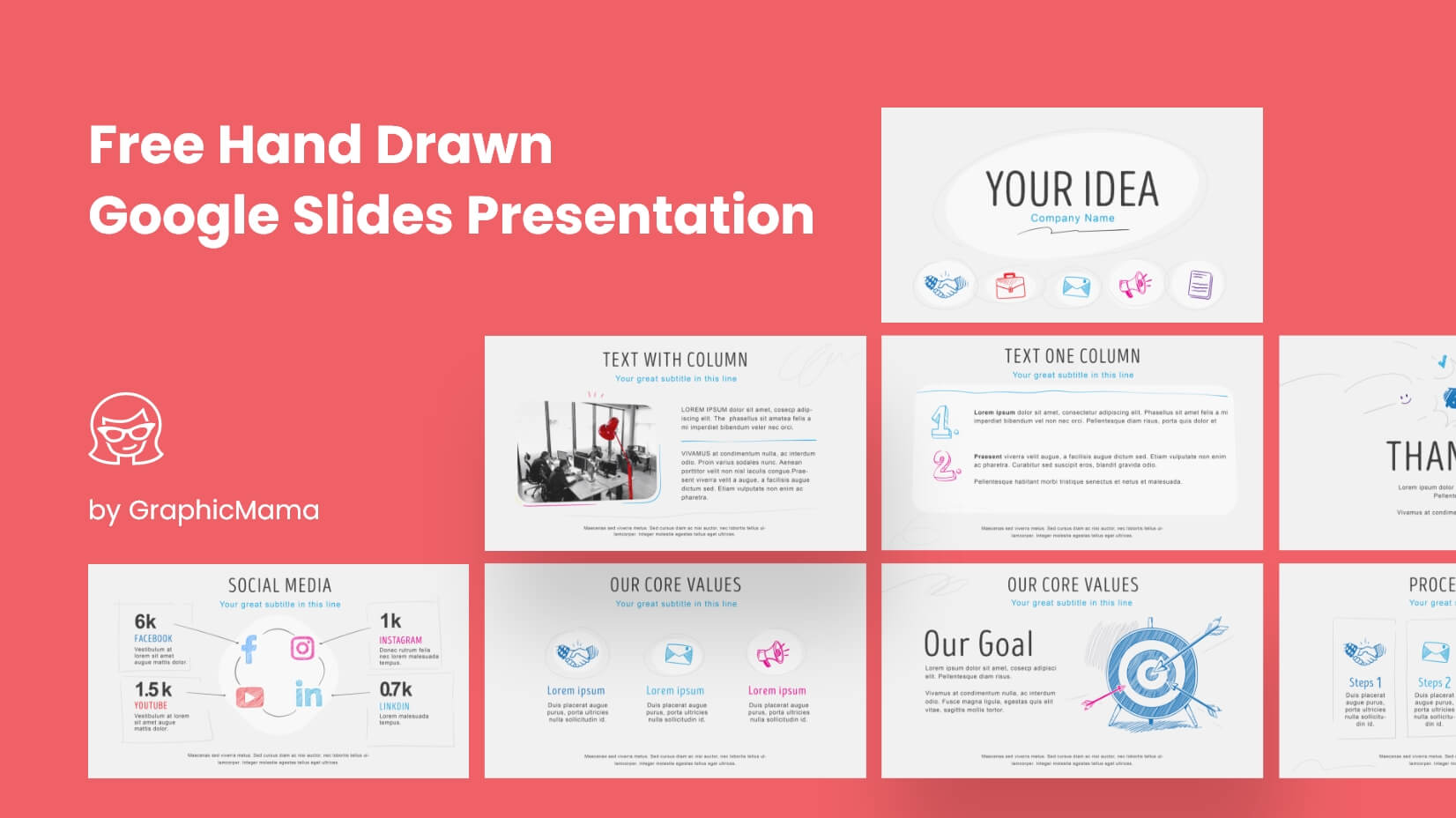 Free Hand Drawn Google Slides Presentation