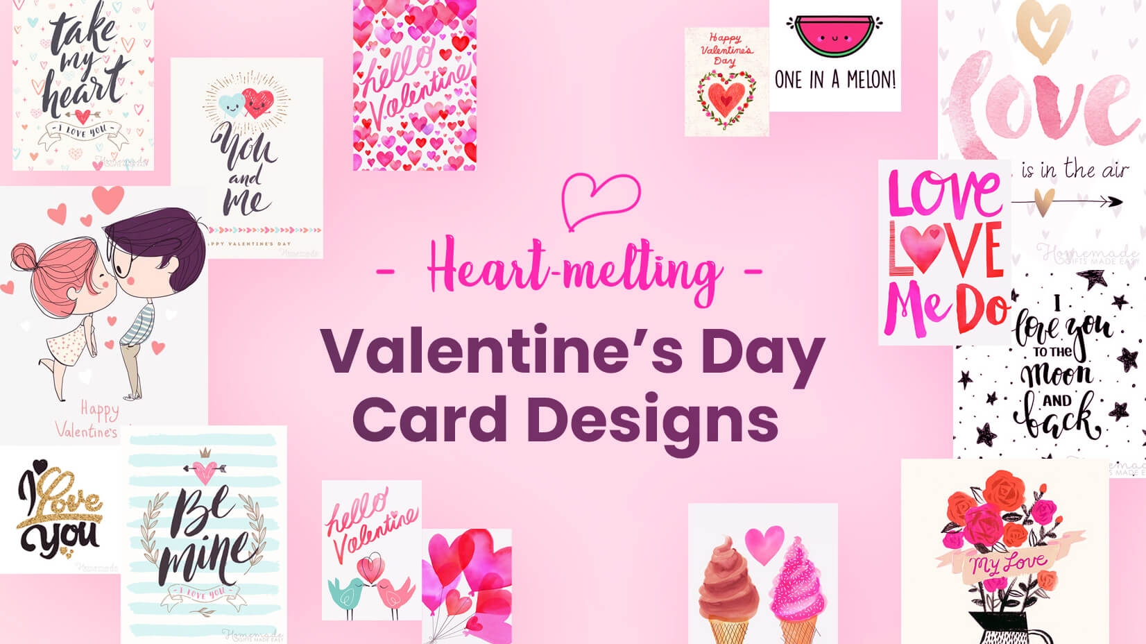 60 Valentine's Day Card Designs That Will Melt Your Heart GraphicMama