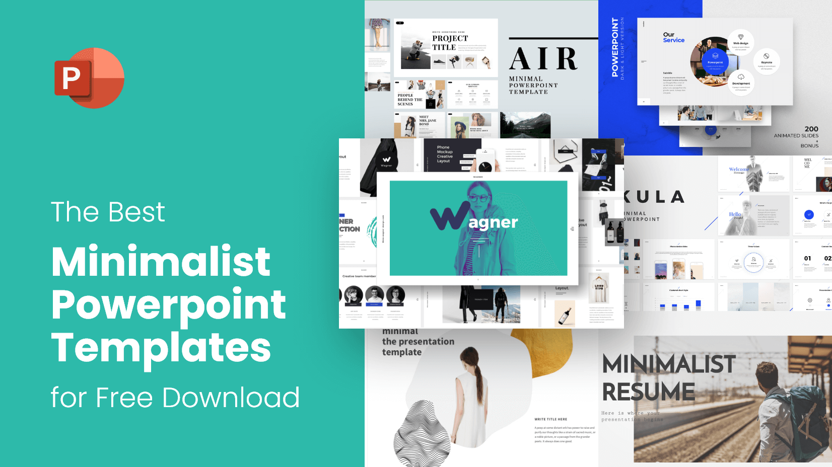 Modern Minimalist Powerpoint Template Free Printable Templates