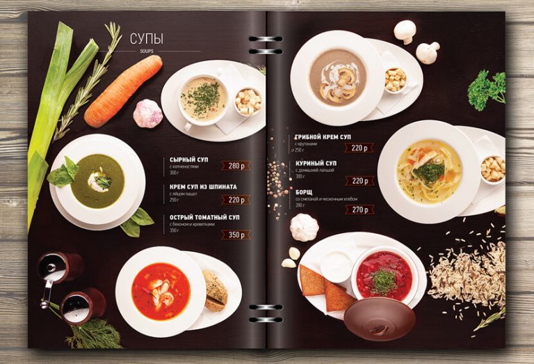 Creative Modern Menu Designs that Boost the Appetite
