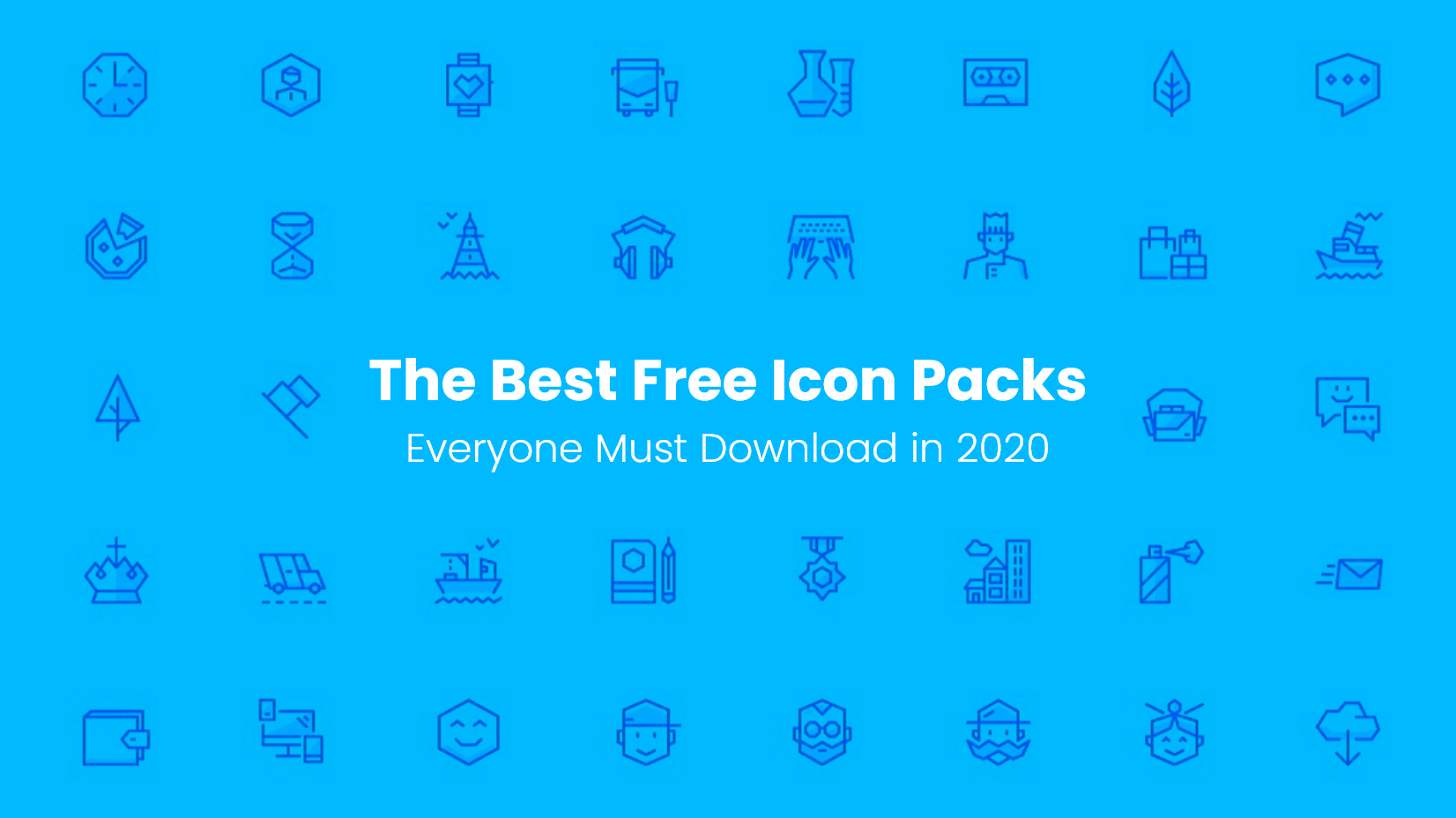 The Best Free Icon Packs Everyone Must Download In 2020 Graphicmama Blog