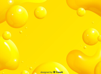 yellow orange monochrome realistic liquid free presentation background