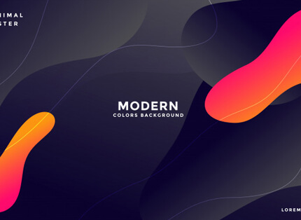 dynamic modern fluid style free presentation background