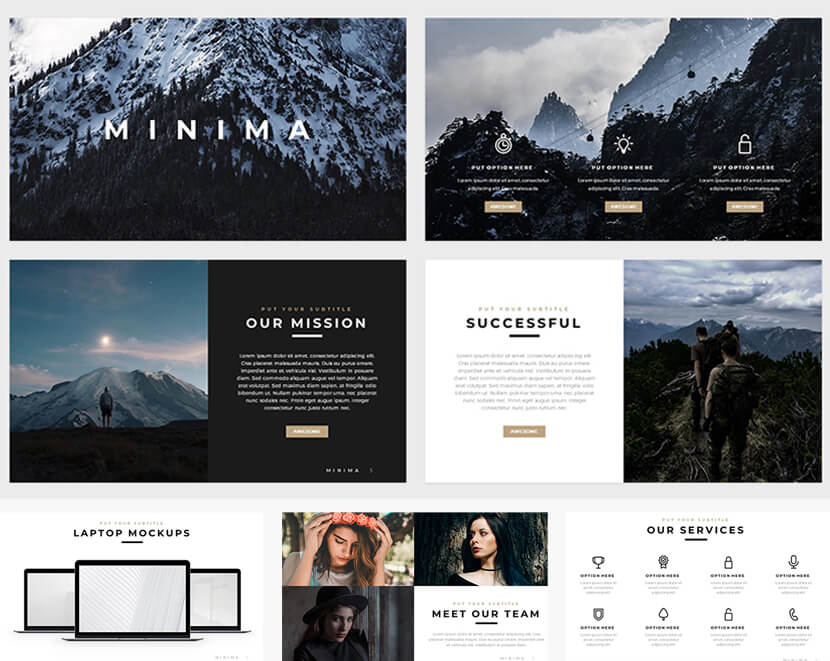 Classy Minimal Google Slides Template