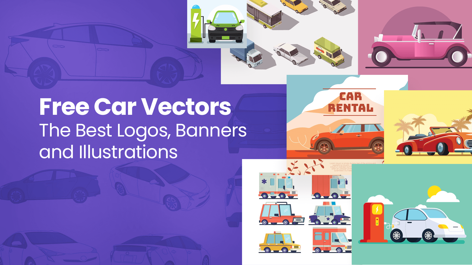 car top view vector free download