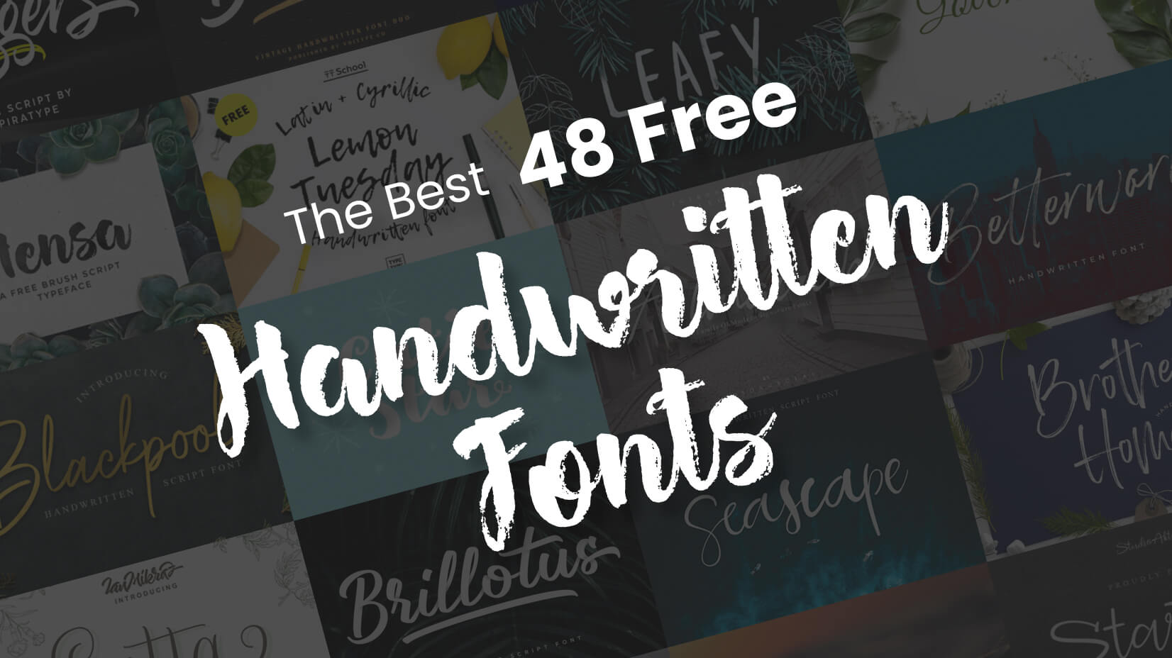 The Best Free Handwriting Fonts