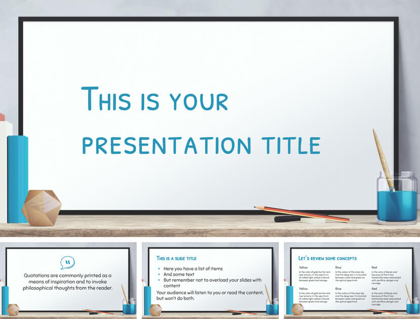 Seyton Free Online Classroom PowerPoint Template