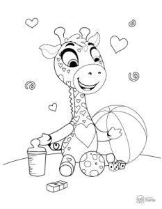 Cartoon Coloring Book: 60+ Free Printable Pages PDF by GraphicMama