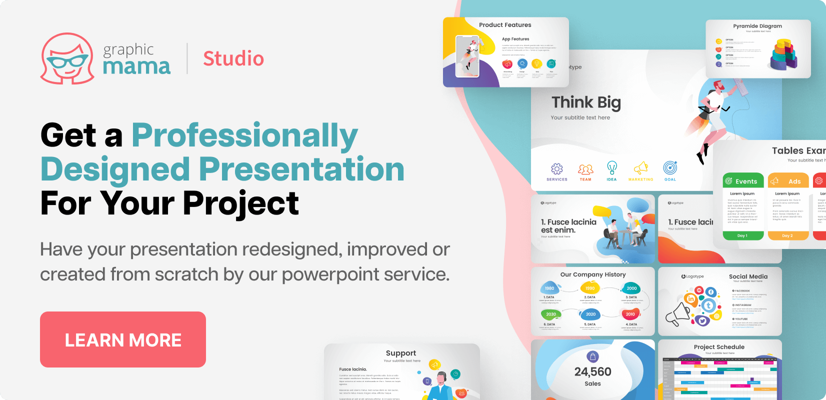 Get a Professionally Designed Presentation For Your Project