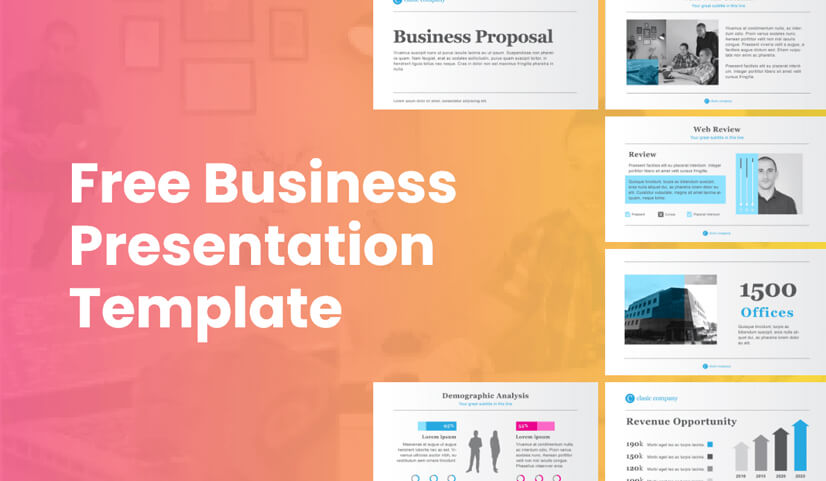 free business powerpoint presentation template