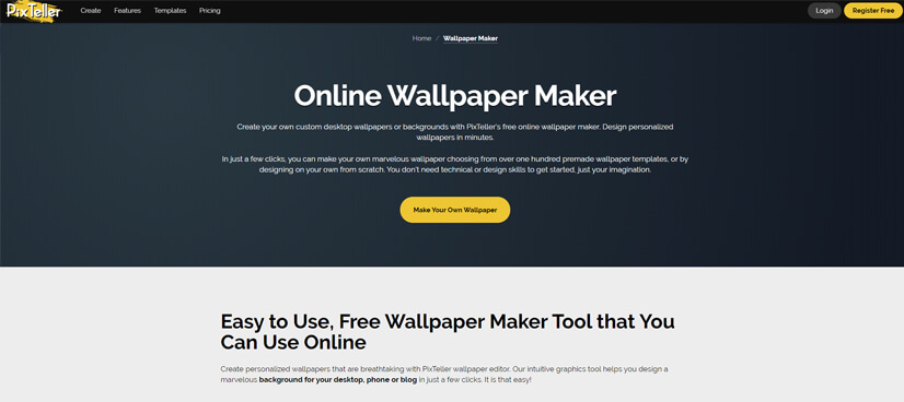 Page 4 - Free and customizable wallpaper dark templates