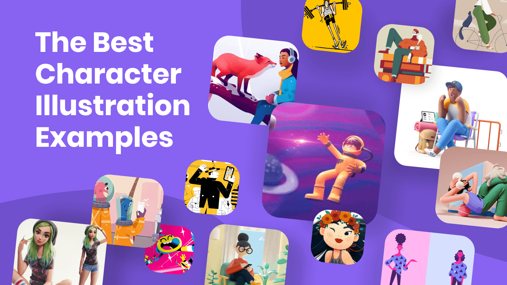 The Best Character Illustration Examples