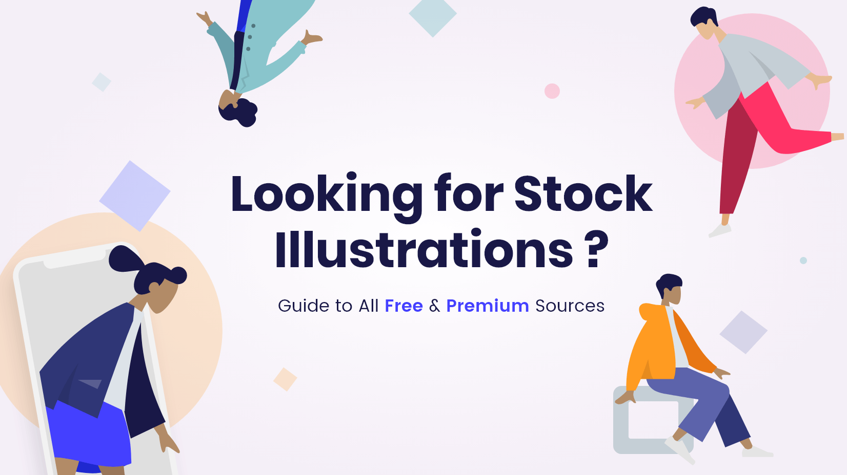 Looking for Stock Illustrations? Guide to All Free & Premium Sources