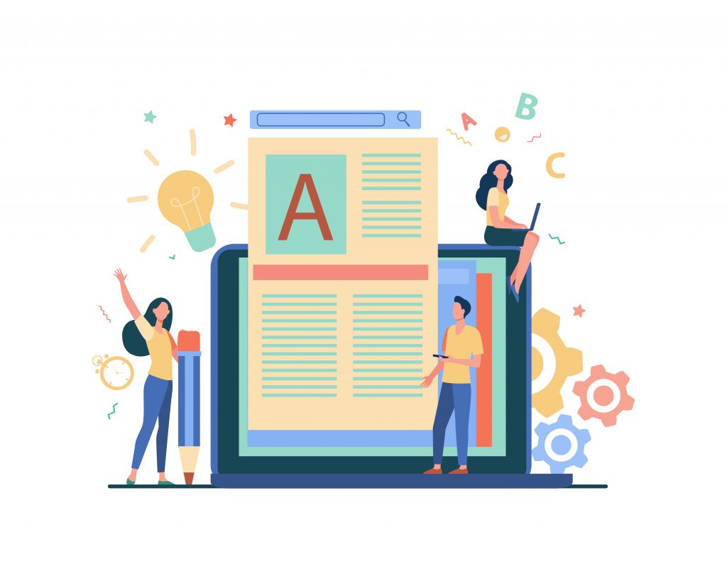 seo optimized content illustrating example