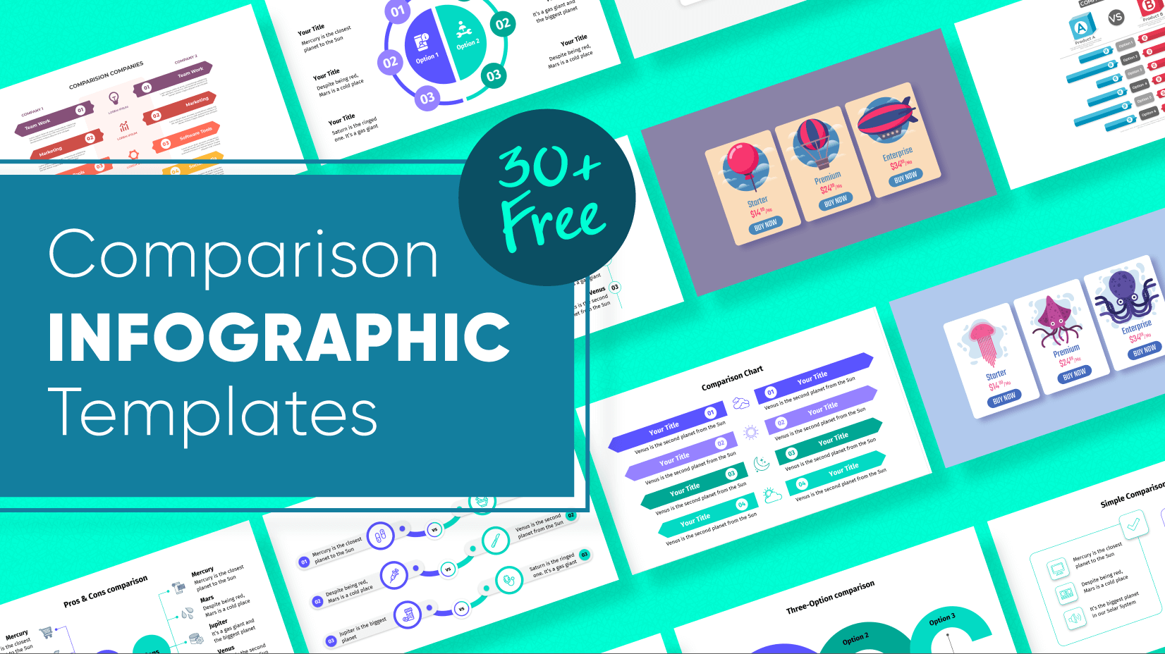 Free Comparison Infographic Templates