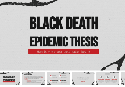 Black Death Epidemic Thesis free education powerpoint template