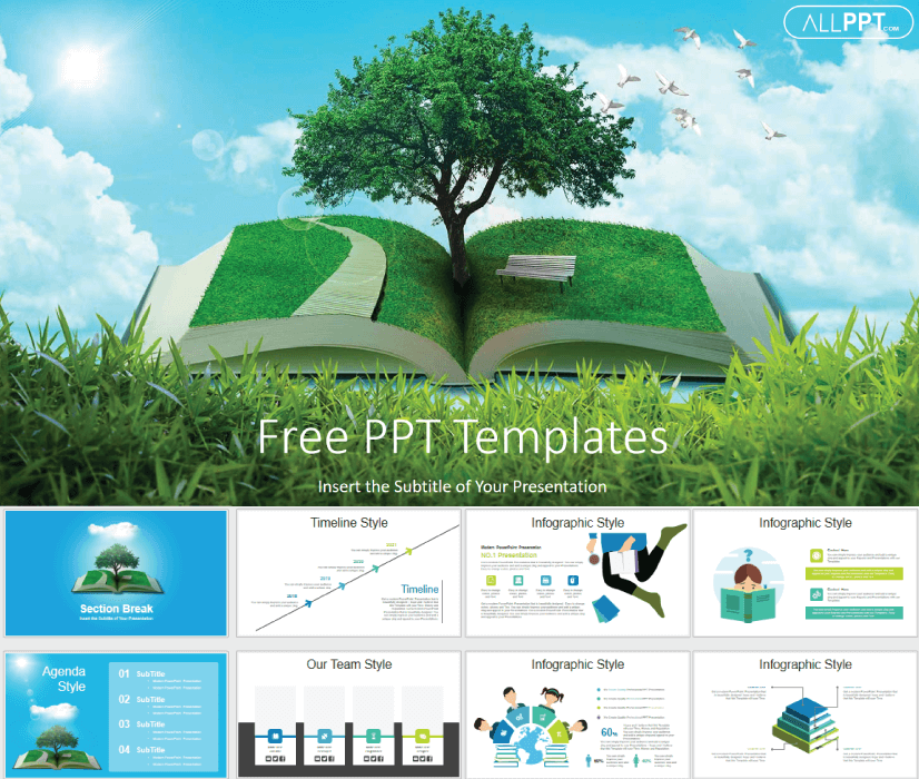 microsoft powerpoint templates presentation books