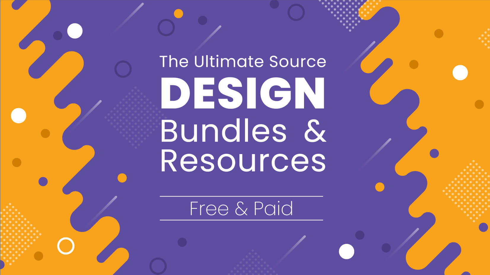 The Ultimate List for Design Bundles and Resources (Free and Paid)