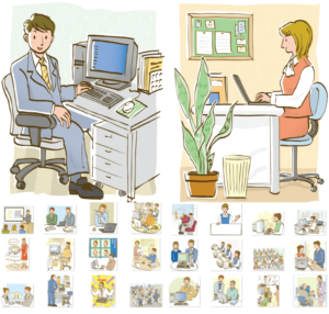 50 Free Business Cartoon Illustrations For Your Presentations | GM Blog