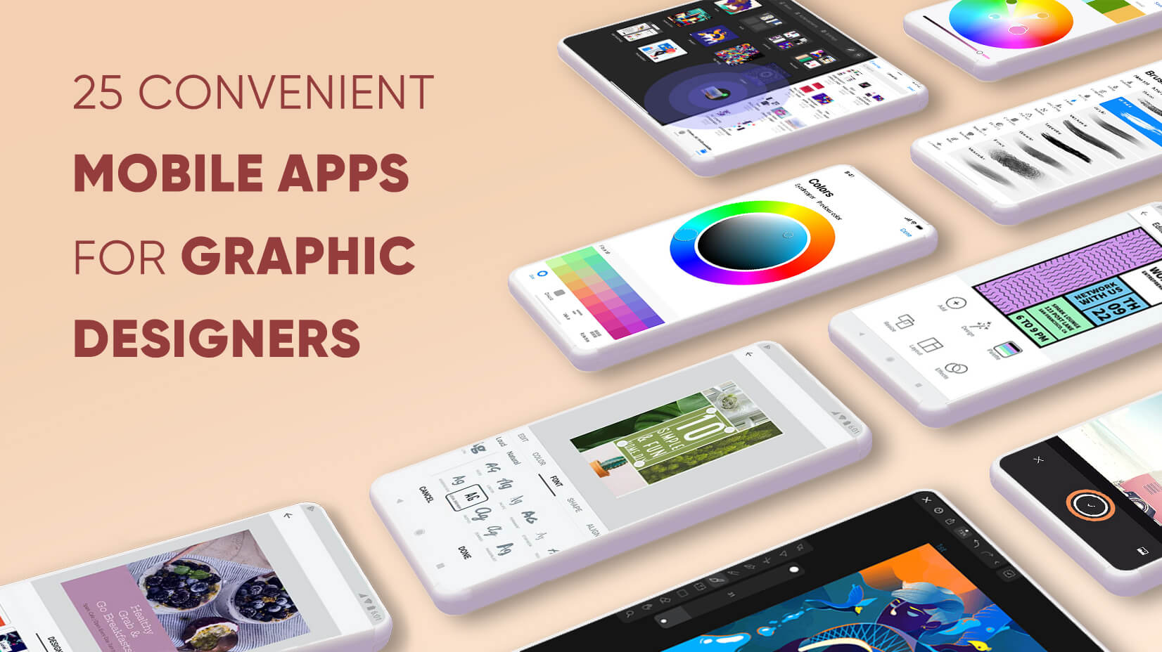 Graphic design for mobile apps