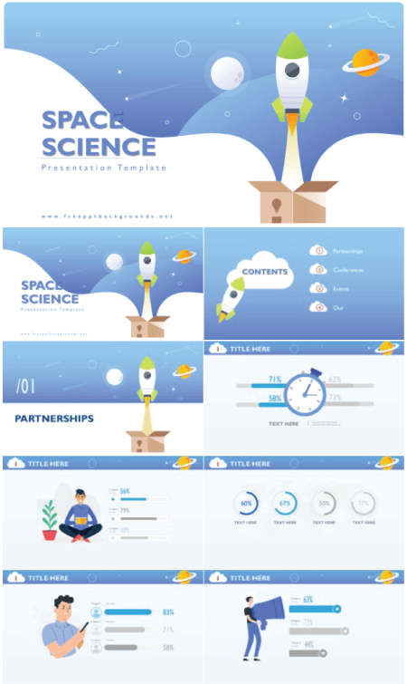 28 Free Technology PowerPoint Templates: Space Science