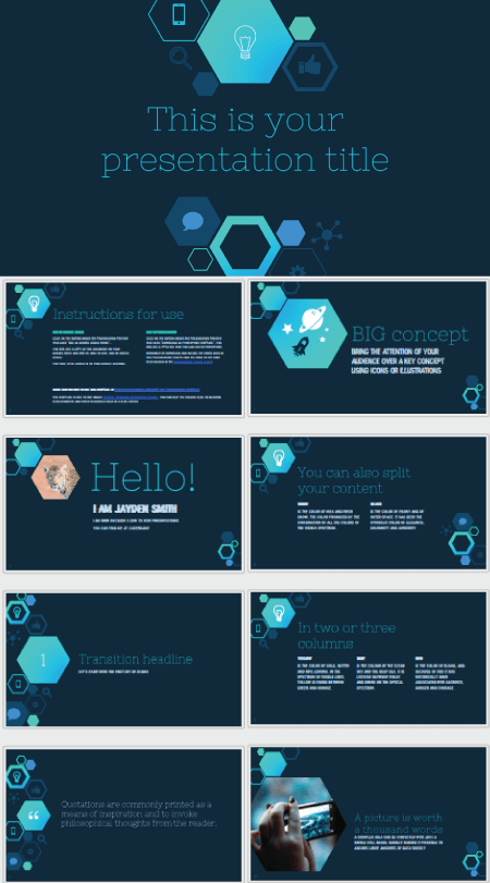 microsoft powerpoint technology templates free download