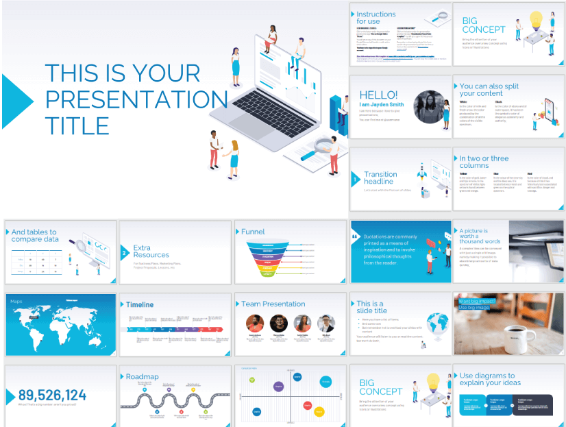 28 Free Technology PowerPoint Templates: Marketing and Technology