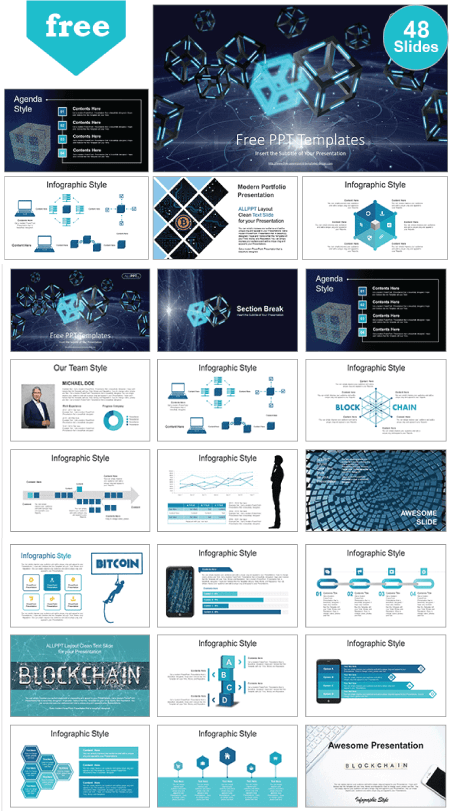 Free BlockChain PowerPoint Templates