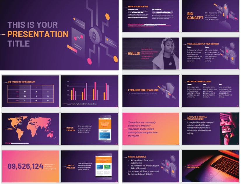 free powerpoint templates technology