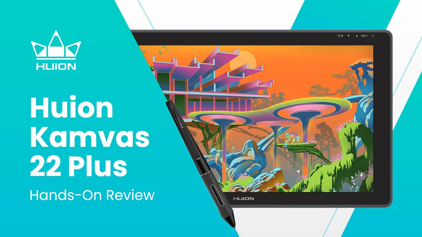 Huion Kamvas 22 Plus Hands-On Review by GraphicMama