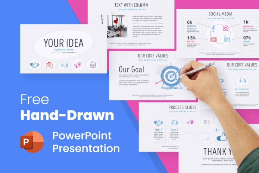 facebook powerpoint template free download