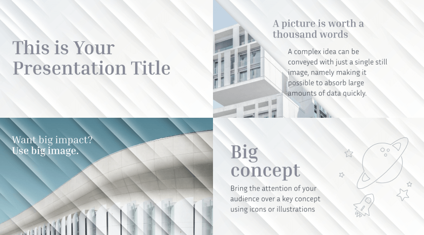 Subtle Diagonals. Free PowerPoint Template & Google Slides Theme