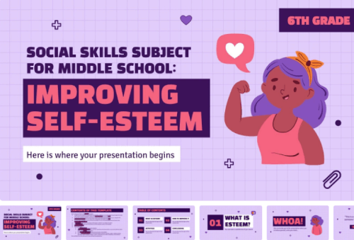 Social Skills for Middle Schoolers: Improving Self-Esteem Free Presentation