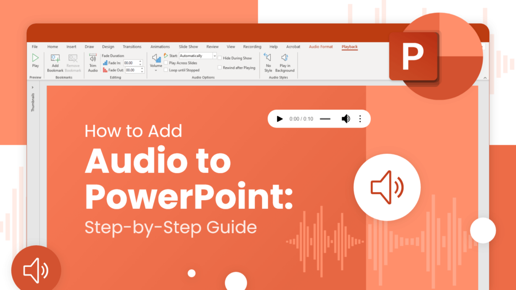 powerpoint presentation audio recording