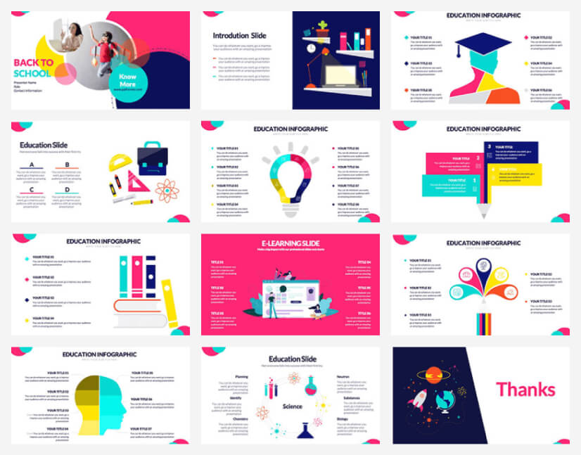 free infographics templates for education