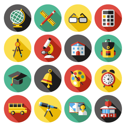 77 - Free education icons