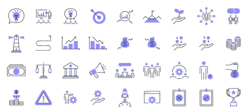 High quality - Free marketing icons