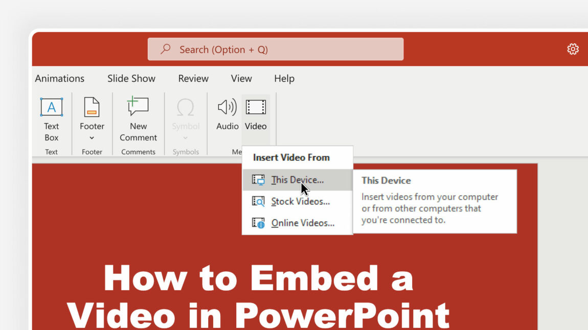 How to Embed a Video In PowerPoint [2022 User Guide]