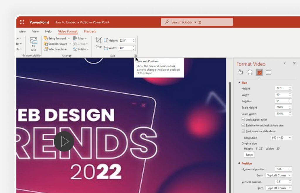 How to Embed a Video In PowerPoint [2022 User Guide]